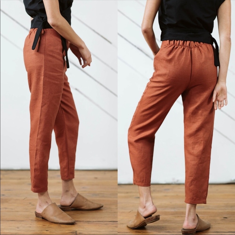 NWOT Only Child Solana Slim Leg Pants in Linen